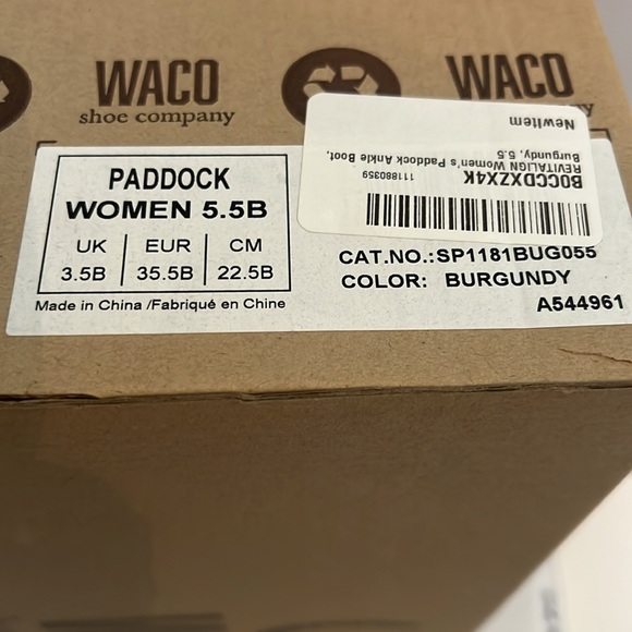 Spenco REVITALIGN Women's Paddock Ankle Bootie Size 5 1/2 Burgundy NEW!! - Picture 5 of 17